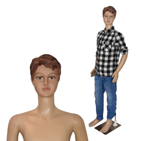 manekin dziecięcy chłopczyk 125 cm sklepowy wystawowy realistyczny
