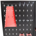 Tablica warsztatowa narzędziowa perforowana 120x60 cm komplet 25 uchwytów