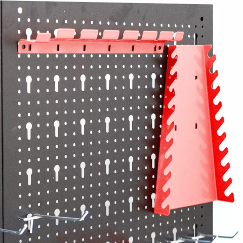 Tablica warsztatowa narzędziowa perforowana 120x60 cm komplet 25 uchwytów