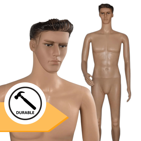 manekin męski 190 cm pełnopostaciowy realistyczny lekki demontowalny
