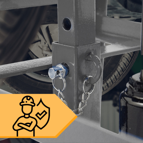 rampy z podnośnikiem hydraulicznym grafitowe 2x2000 kg szerokość opony 22cm