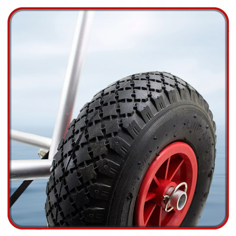 Wózek Transportowy do KAJAKA Pontonu ŁODZI DESKI SUP Składany Udźwig 70kg