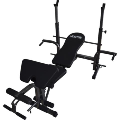 ławka do ćwiczeń treningowych regulowana składana na klatkę nogi biceps