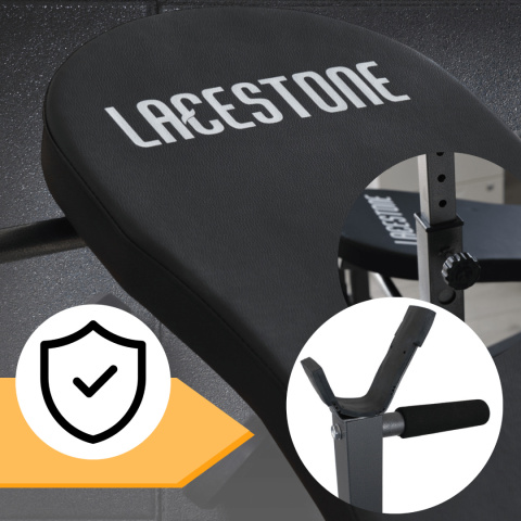 ławka do ćwiczeń treningowych regulowana składana na klatkę nogi biceps