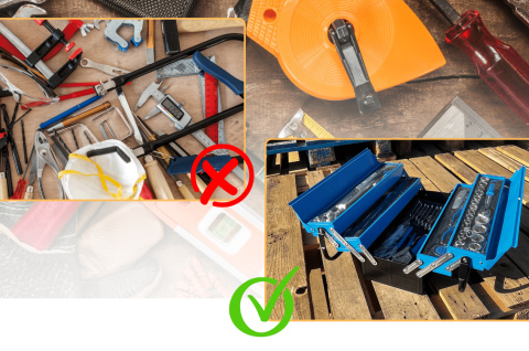 skrzynka z narzędziami 85 el klucze grzechotki wkrętaki walizka warsztatowa