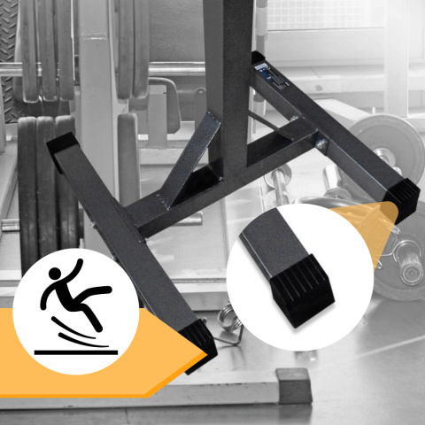 stojak na sztangę solidny regulowany wytrzymały do przysiadów wyciskania