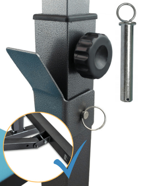 stojak na sztangę solidny regulowany wytrzymały do przysiadów wyciskania