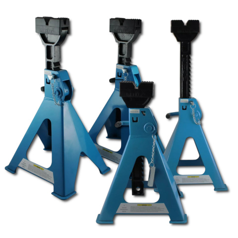 zestaw kobyłek 4x6t do samochodu regulacja wysokości 41,5 - 61cm stal żeliw