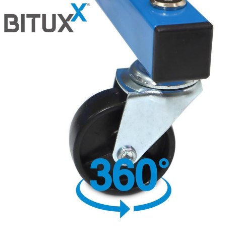 stojak na koła i opony stalowy udźwig 150 kg mobilny garaż warsztat 245 mm