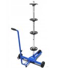 Mobilny Stojak Na Opony Felgi Koła 4 szt. 100kg 72cm Organizer Warsztatowy