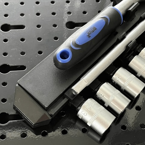 zestaw kluczy nasadowych 12w1 grzechotka 1/4 nasadki 4-13 mm przedłużka