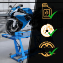 Podnośnik motocyklowy hydrauliczny udźwig do 460 kg Regulowany 18-78 cm