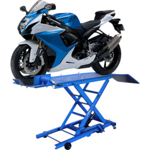 podnosnik motocyklowy platformowy platforma 364 kg rampa serwisowa 21-78 cm