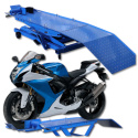 podnosnik motocyklowy platformowy platforma 364 kg rampa serwisowa 21-78 cm
