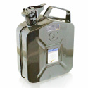 kanister na paliwo 5l metalowy bituxx z atestem bezpieczny zamek bagnetowy