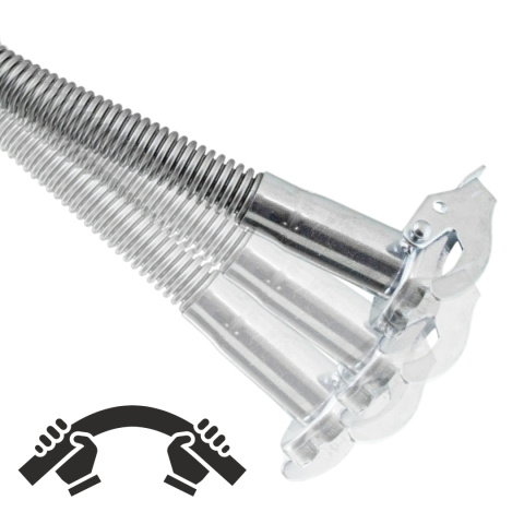 sztywny lejek do kanistra na benzynę bituxx z pierścieniem uszczelniającym