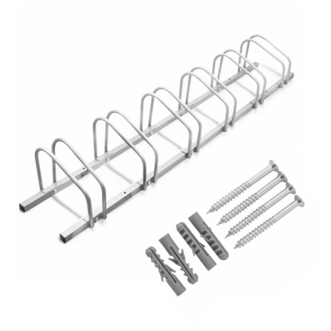 stojak na 6 rowerów montaż ścienny podłogowy metal malowany proszkowo ip44