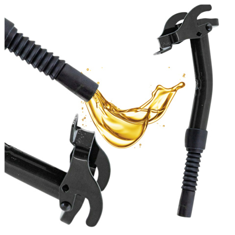 Szyjka Wlewu do Kanistra + Uszczelka BITUXX Sztywny Lejek na Paliwo