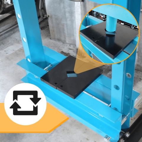 prasa hydrauliczna 20 ton warsztatowa regulowana 23-93cm certyfikat CE