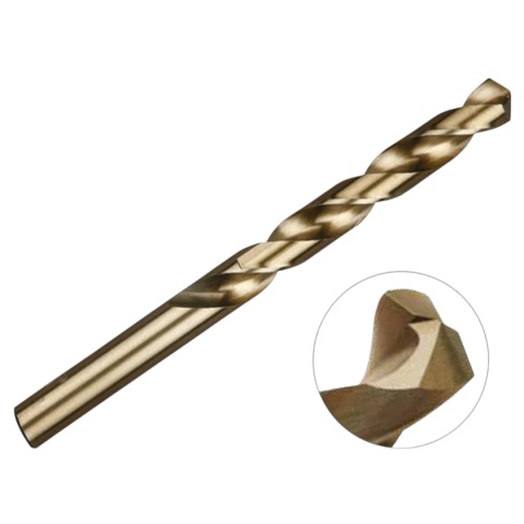 Wiertła kobaltowe 1-10mm 230el tytanowa powłoka skrzynka metalowa