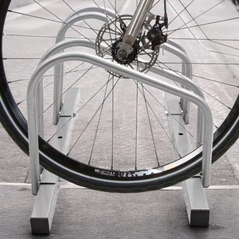 stojak na 4 rowery montaż ścienny podłogowy odporny na korozję ip44