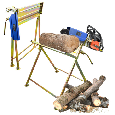 Stojak do cięcia drewna Koziołek do drewna z uchwytem na piłę 45cm 120kg