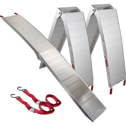 Najazdy rampy aluminiowe składane 680kg 2 sztuki motocykle quady maszyny