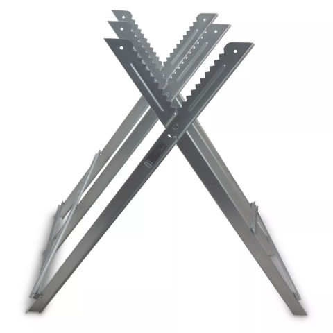 Stojak na Drewno do Cięcia Ocynkowany Wytrzymały 150kg Kompaktowy Bituxx