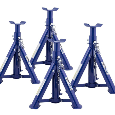 podstawki samochodowe 2t 4 sztuki regulowane z bolcem certyfikat stalowe