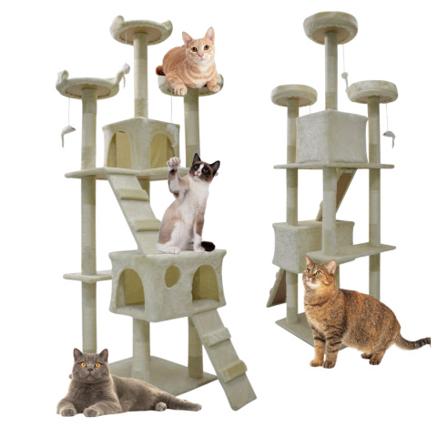 drapak dla kota 170 cm domek legowisko drzewko sizal platformy zabawki