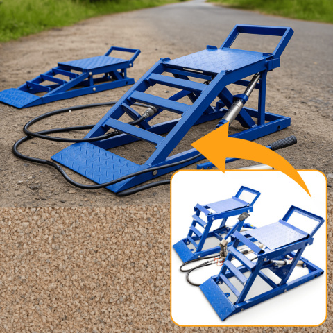 najazdy hydrauliczne rampy samochodowe 2720 kg regulowane 16 40 cm suv