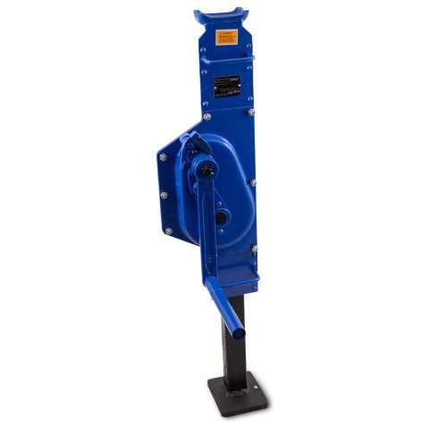 podnośnik przemysłowy 10t mechaniczny 800-1210mm stalowy niebieski