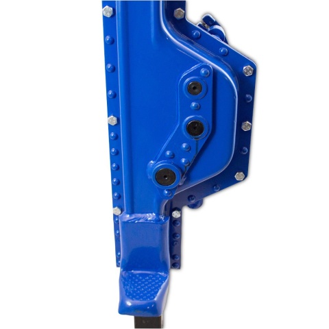 podnośnik przemysłowy 10t mechaniczny 800-1210mm stalowy niebieski