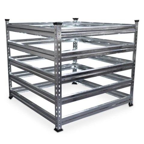 Kompostownik 90x90x93cm stal ocynkowana dużej pojemności