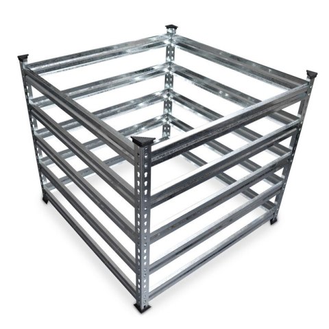 Kompostownik ekologiczny ocynkowana stal duża pojemność wentylacj 100x100