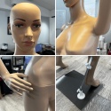Manekin Damski Pełnopostaciowy 175CM Wystawowy Sklepowy Stalowa Podstawa