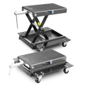 Mobilny podnośnik motocyklowy nożycowy do 500kg grafitowy