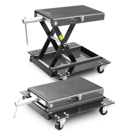 Mobilny podnośnik motocyklowy nożycowy do 500kg grafitowy