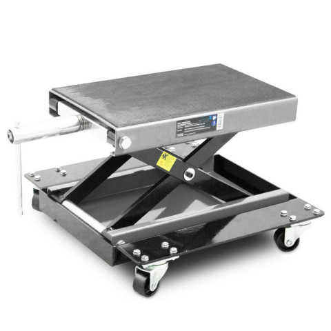 Mobilny podnośnik motocyklowy nożycowy do 500kg grafitowy