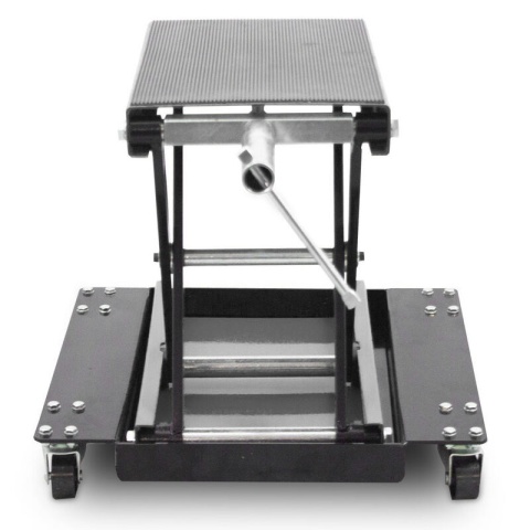 Mobilny podnośnik motocyklowy nożycowy do 500kg grafitowy