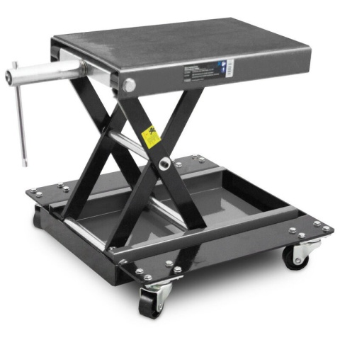 Mobilny podnośnik motocyklowy nożycowy do 500kg grafitowy