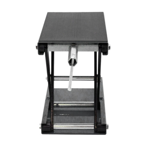 Podnośnik nożycowy korbowy do motocykla 450kg grafitowy