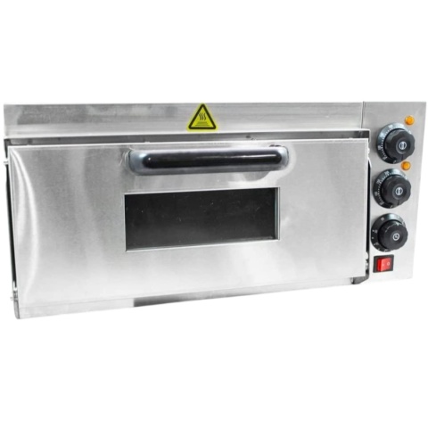 Piec Elektryczny Uniwersalny 2000W do Pizzy Chleba 350°C Kamień Szamotowy