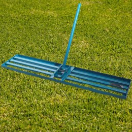 Niwelator Ręczny Równiarka Trawnika Stalowy 106x25 cm Niwelator Terenu