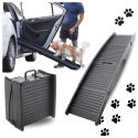 Składana Rampa dla Psa do Samochodu Lekka 90kg Antypoślizgowa dla Psów
