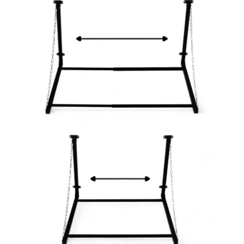 wieszak ścienny na opony koła składany stalowy 130 kg garaż regulowany