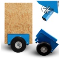 Wózek transportowy do płyt OSB GK MDF 275kg Koła pneumatyczne