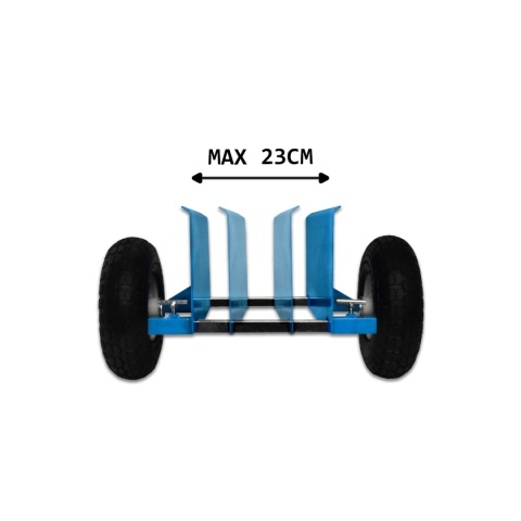 Wózek transportowy do płyt OSB GK MDF 275kg Koła pneumatyczne