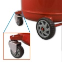 Zlewarka Wózek do Oleju 80L Czerwona Sprężone Powietrze Lejek