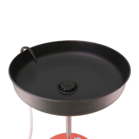 Zlewarka Wózek do Oleju 80L Czerwona Sprężone Powietrze Lejek